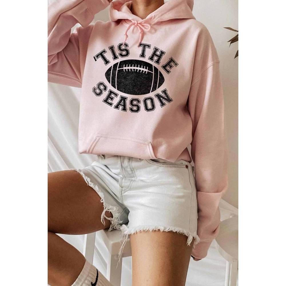 NEW WKNDER women's tis the season graphic hoodie in pink